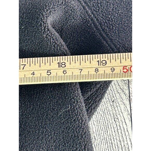 Tommy‎ Hilfiger Sweater Womens Medium Black Pullover Fleece Henley Outdoor Gorp - Picture 6 of 7